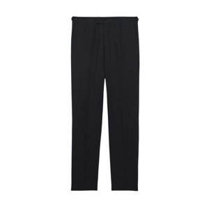 REISS Kin Linen Trousers in Navy
